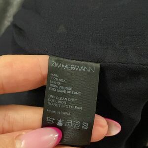 Zimmerman 100% silk flower print play suit, S